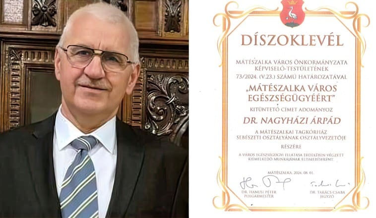 Kitüntették a mátészalkai főorvost