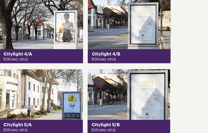 Citylight hirdetések